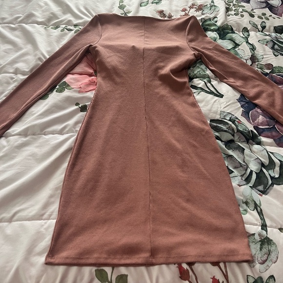 ASTR Pushup corset nude bodycon DRESS - Picture 2 of 5